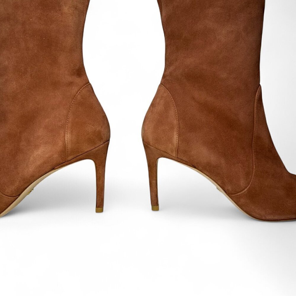 Stuart Weitzman 85 Knee High Suede Boot, Tan, Size 7.5 US, 38 EU NWOB - Picture 7 of 16